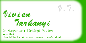 vivien tarkanyi business card